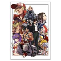 Quadro A3 em MDF Fatal Fury