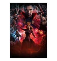 Quadro A3 em MDF Feiticeira Escarlate e Strange 001 Quadro A3 em MDF Feiticeira Escarlate e Strange 001