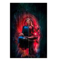 Quadro A3 em MDF Feiticeira Escarlate e Strange 002 Quadro A3 em MDF Feiticeira Escarlate e Strange 002