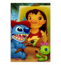 Quadro A3 em MDF Lilo e Stitch 001 Quadro A3 em MDF Lilo e Stitch 001