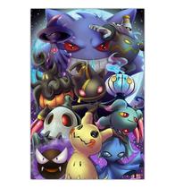 Quadro A3 em MDF Pokemon Ghost 001 - Placa