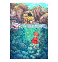 Quadro A3 em MDF Ponyo 001