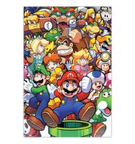 Quadro A3 em MDF Smash Bros 003