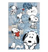 Quadro A3 em MDF Snoopy Good Vibes 001 - Placa