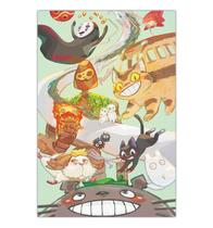 Quadro A3 em MDF Studio Ghibli 002 - Placa