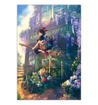 Quadro A3 MDF Serviços de Entrega da Kiki 002 Studio Ghibli