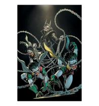 Quadro A4 em MDF Batman que Ri Capa HQ - Placa