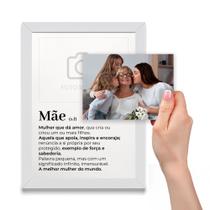 Quadro A4 Presente Exclusivo Dia das Mães Melhor Mulher Mundo