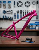 Quadro Absolute Brutus Pro Aro 26 Dirt Jump Freeride Rosa Cor:Rosa+Roxo