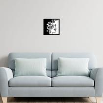 Quadro Abstrato Alto Relevo Zebra Decorativo 30X30Cm Quadro Abstrato Alto Relevo Zebra Decorativo 30X30Cm