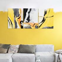 Quadro Abstrato Amarelo Livre Como Vento