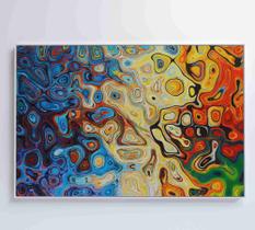 Quadro abstrato amebas Quadro abstrato amebas