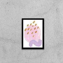 Quadro Abstrato Candie I 45x34cm - com vidro