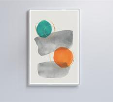 Quadro Abstrato Círculos 1 Quadro Abstrato Círculos 1
