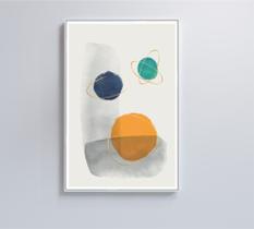 Quadro Abstrato Círculos 3 Quadro Abstrato Círculos 3