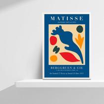 Quadro Abstrato Colorido Poster Matisse 33x24cm Quadro Abstrato Colorido Poster Matisse 33x24cm
