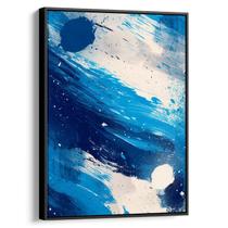 Quadro Abstrato - Cores de Oceanos e Tempestades