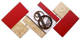 Quadro Abstrato Decorativo Quarto Sala Decoração De Parede