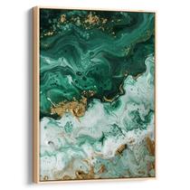 Quadro Abstrato - Eco de Cores e Formas Fluídas