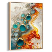Quadro Abstrato - Elixir de Cores em Movimento