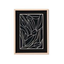 Quadro Abstrato Em MDF Peça 3 Mart 42x32cm