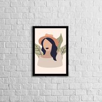 Quadro Abstrato Figurativo Mulher 45x34cm - com vidro Quadro Abstrato Figurativo Mulher 45x34cm - com vidro