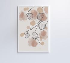 Quadro Abstrato Folhas 3