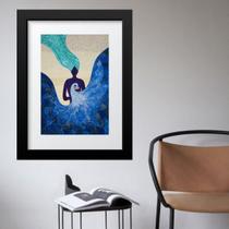 Quadro Abstrato Iemanjá - 60x48cm Quadro Abstrato Iemanjá - 60x48cm