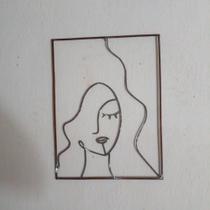 Quadro abstrato metal