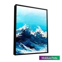 Quadro Abstrato Ondas Turbulentas