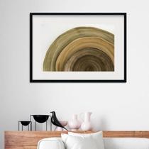 Quadro Abstrato Rústico Aquarela - 60X48Cm