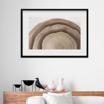 Quadro Abstrato Rústico Madeira Aquarela - 60X48Cm Quadro Abstrato Rústico Madeira Aquarela - 60X48Cm