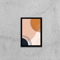 Quadro Abstrato Tons Terrosos III 24x18cm