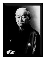 Quadro Academias Jiu Jitsu Judo Jigoro Kano Moldura 42x29cm