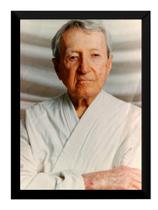 Quadro Academias Jiu Jitsu Mestre Carlos Gracie 42x29cm Quadro Academias Jiu Jitsu Mestre Carlos Gracie 42x29cm