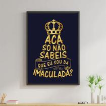 Quadro Acaso Não Sabeis- N. S. Aparecida 24x18cm