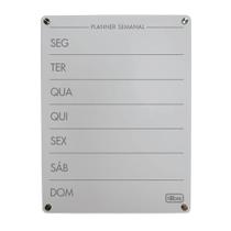 Quadro Acrilico Planner Semanal 30x20cm