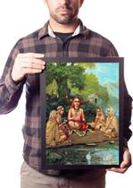 Quadro Adi Shankara Arte Guru Indiano Hindu Decoração Quadro Adi Shankara Arte Guru Indiano Hindu Decoração
