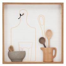 Quadro Adorno Decorativo Love Em Madeira 30Cm Tuut