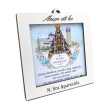 Quadro Adorno Nossa Senhora Aparecida Abençoe Este Lar Parede Mdf - FORNECEDOR 6