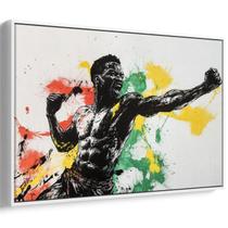 Quadro Africano Força e Cores da Resistência