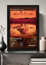 Quadro Alice In Chains Dirt (Dark) Com Vidro e Moldura Preta Tamanho:21cm x 30cm (A4) Quadro Alice In Chains Dirt (Dark) Com Vidro e Moldura Preta Tamanho:21cm x 30cm (A4)
