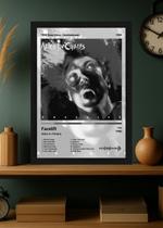 Quadro Alice In Chains Facelift (B&W) - Preto com Vidro Tamanho:21cm x 30cm (A4)