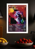 Quadro Alice In Chains Facelift (Colored) - Branco com Vidro Tamanho:21cm x 30cm (A4) Quadro Alice In Chains Facelift (Colored) - Branco com Vidro Tamanho:21cm x 30cm (A4)