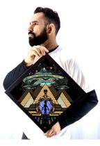 Quadro Alienígenas Do Passado Pirâmides Ovni Arte Diamante