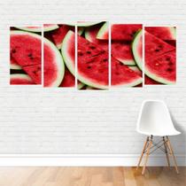 Quadro Alimentos Comidas Melancia Frutas Watermelon Canvas