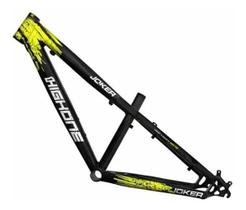 Quadro Aluminio 6061 Freeride Joker 26X13 Preto E Amarelo