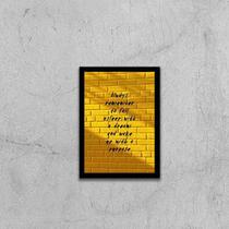 Quadro Always Remember 45x34cm - com vidro