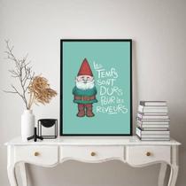 Quadro Amelie Poulain - Gnomo 33X24Cm - Com Vidro