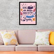 Quadro Amigos E Coisas Estúpidas 24X18Cm - Com Vidro